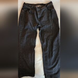 Riders By LEE Womens Faded Black Denim Jeans